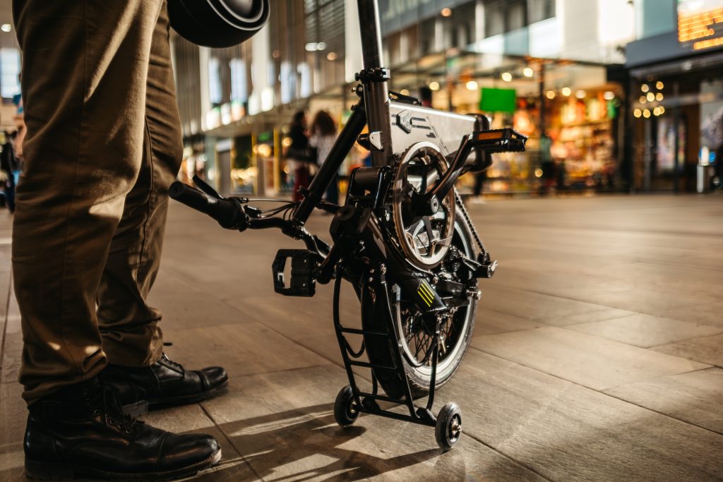 bicicleta plegable ultraligera